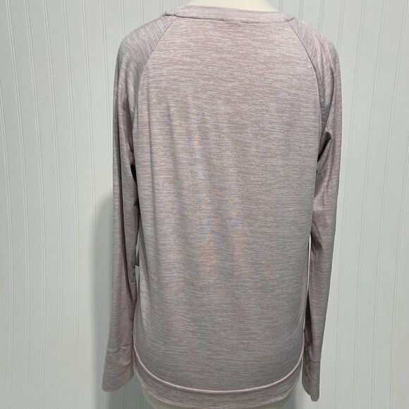 Copper Fit Long Sleeve Crew Neck Tee Shirt Pullover T-Shirt Heather Purple Large - Picture 6 of 10